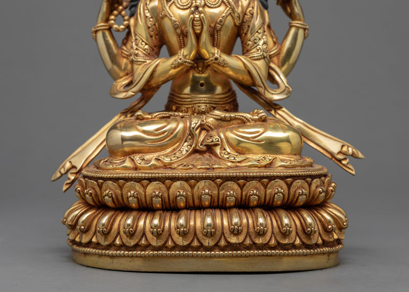 Chenrezig Statue | Avalokiteshvara The Compassionate Bodhisattva | Tibetan Scutpture