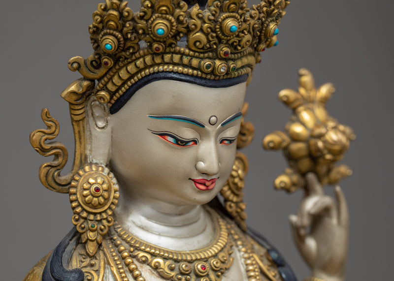 Avalokiteshvara Sculpture | Tibetan Bodhisattva Statue