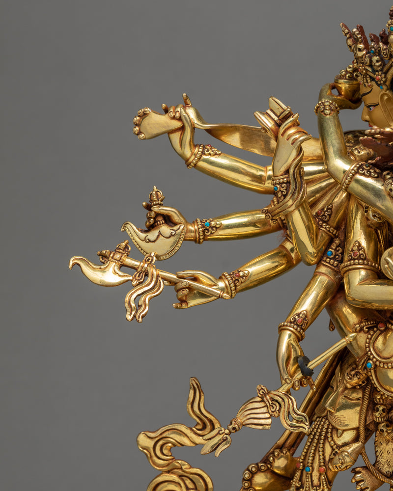 Chakrasamvara in Union Statue | Fine Sculpture Art | Vajravarahi