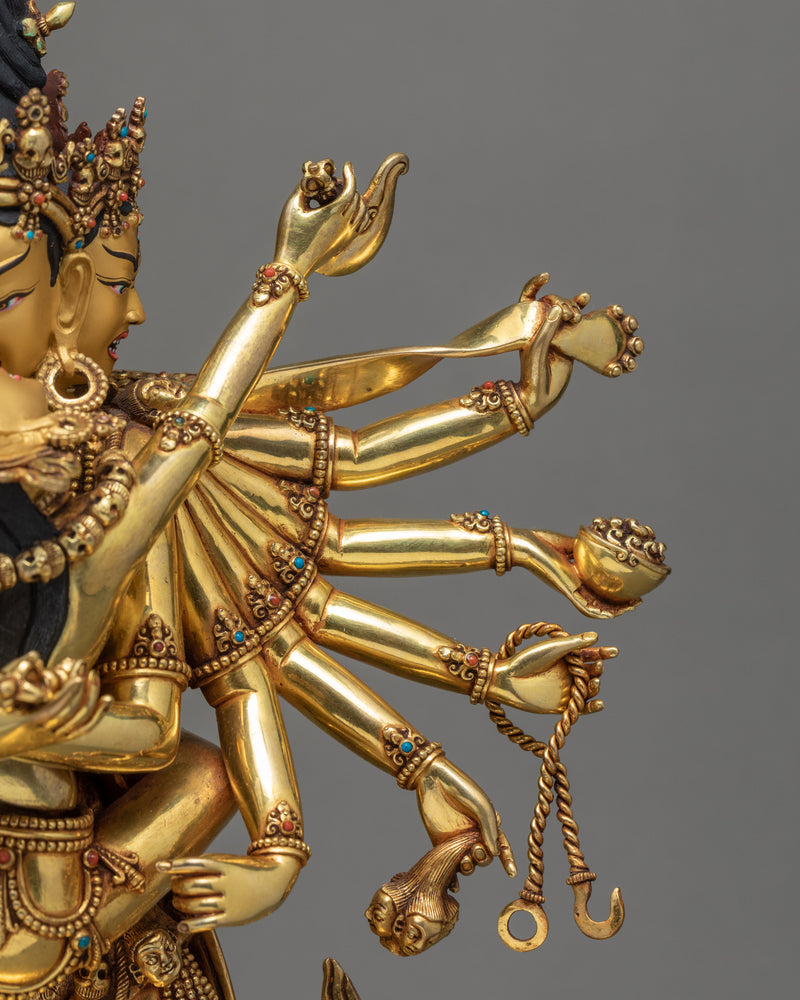 Chakrasamvara in Union Statue | Fine Sculpture Art | Vajravarahi