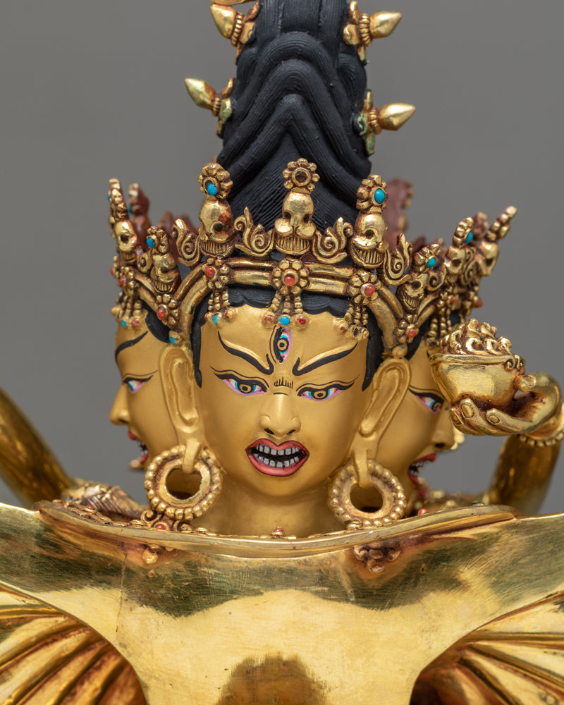 Chakrasamvara in Union Statue | Fine Sculpture Art | Vajravarahi