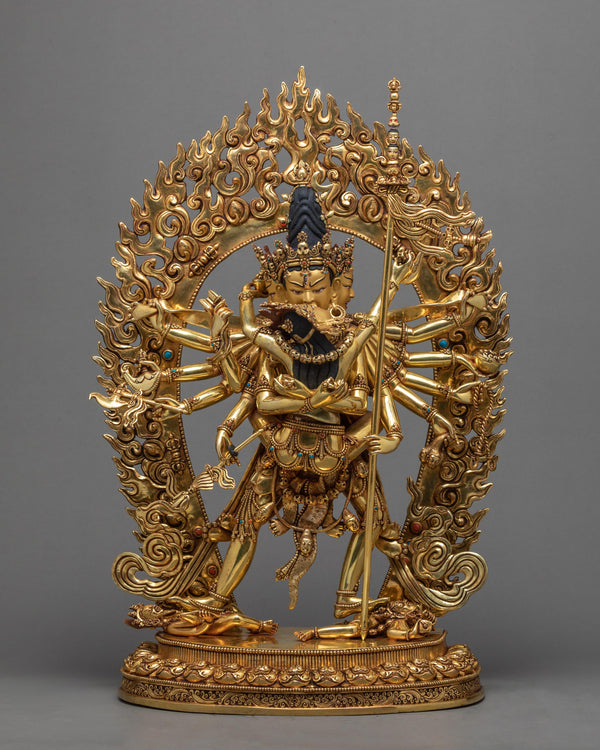 Chakrasamvara union Statue with vajravarahi