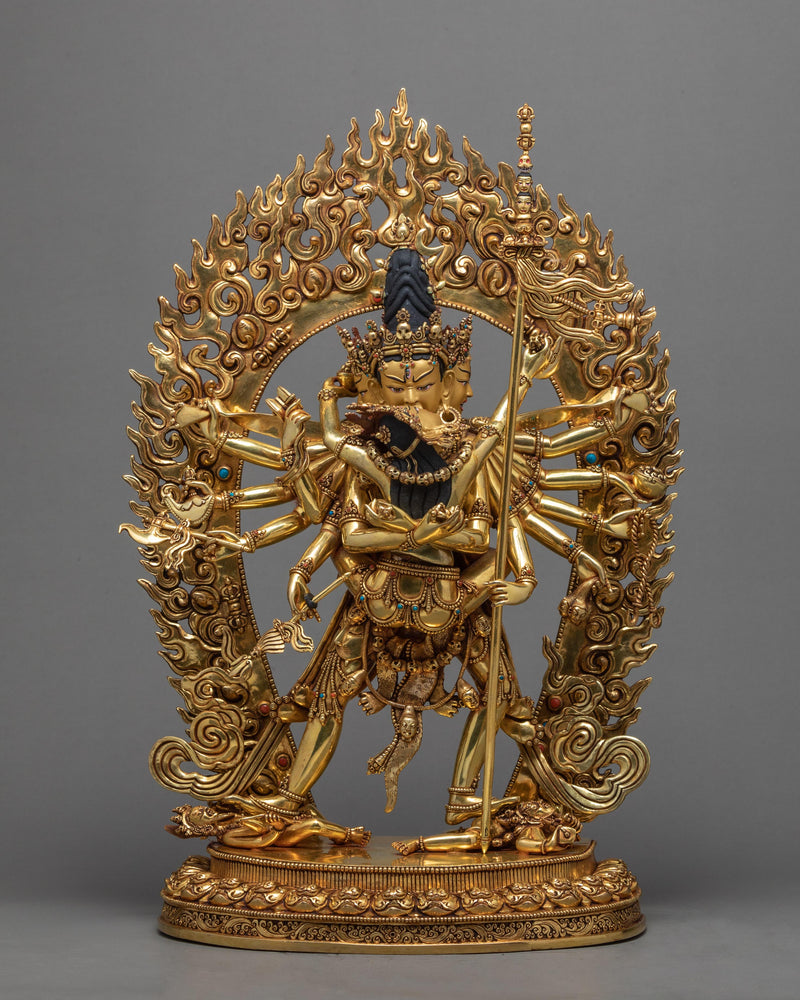 Chakrasamvara union Statue with vajravarahi