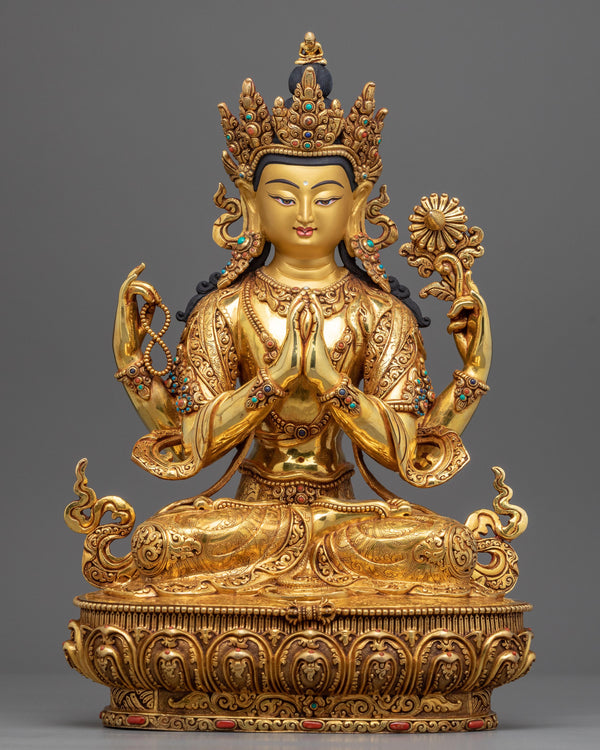 buddhism many arms deity chenrezig