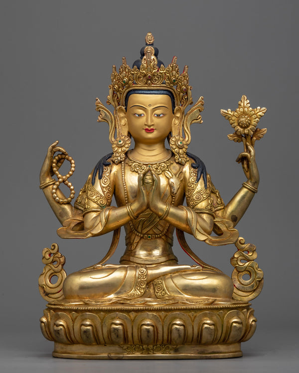 buddhist avalokiteshvara statue