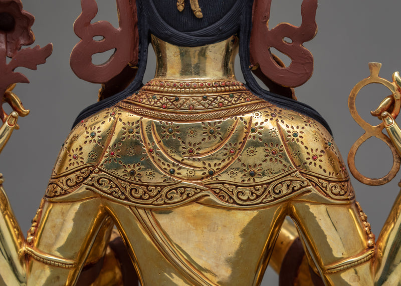 4 Arm Chenrezig Statue | The Guiding Light Of Tibet | Bodhisattva Deity