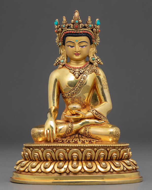 Crown Shakyamuni Buddha Statue