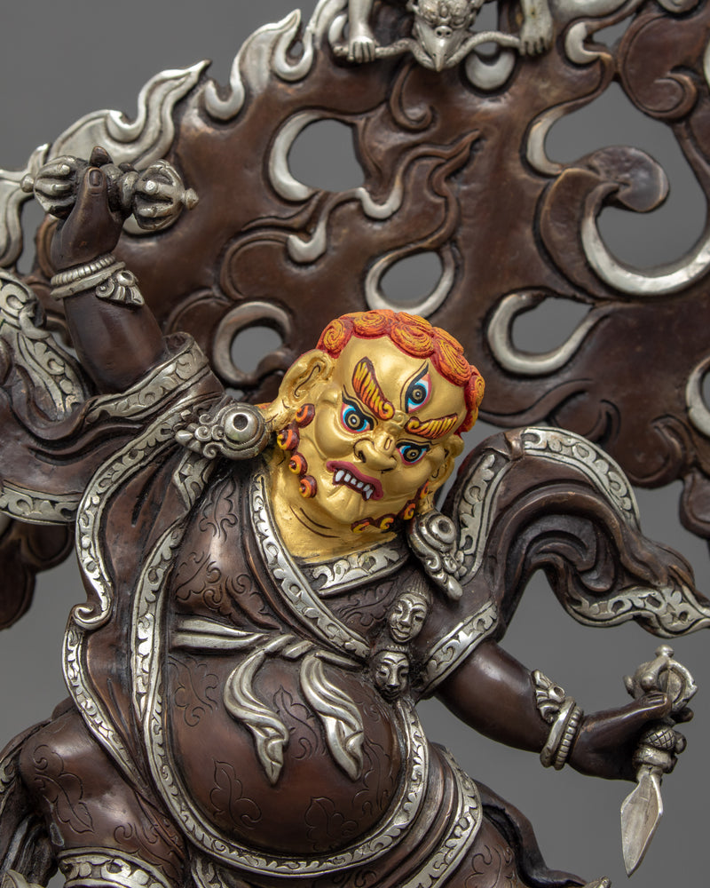 Dorje Drollo Sculpture | Genuinely Hand Carved Buddhist Statue