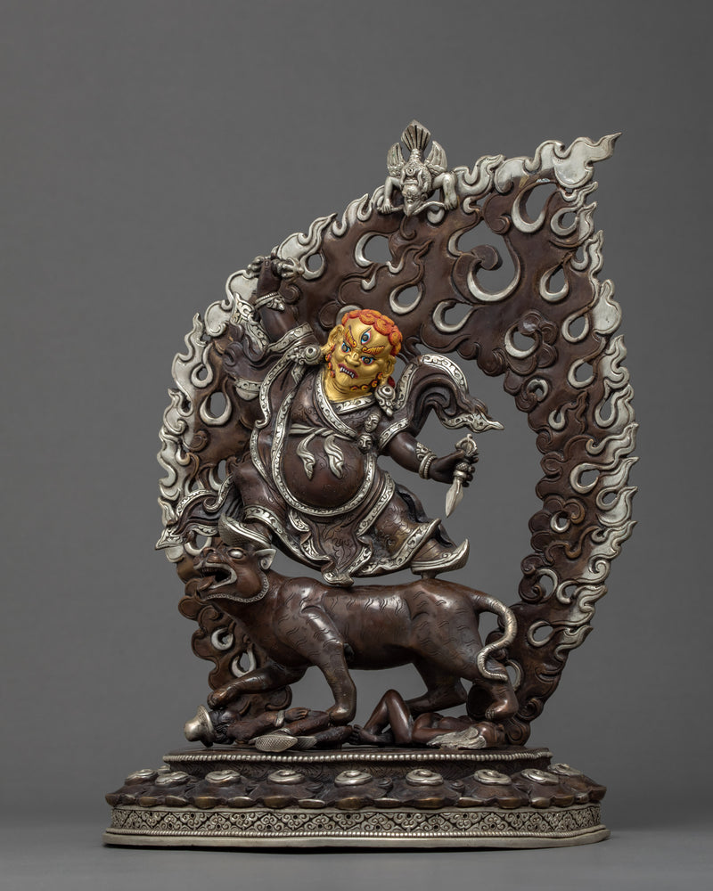 Dorje Drollo Sculpture | Genuinely Hand Carved Buddhist Statue