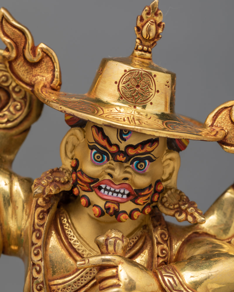 Dorje legpa statue |  24k Gold plated | Buddhist statue