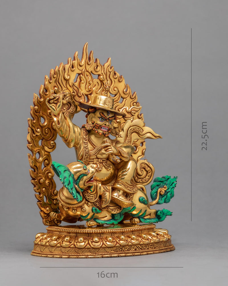 Dorje legpa statue |  24k Gold plated | Buddhist statue