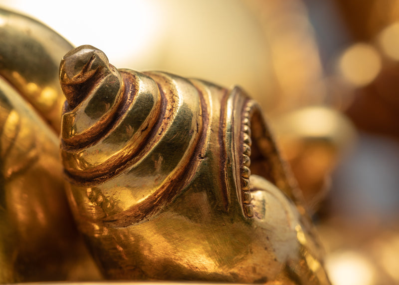 The Yellow Dzambala Statue for Your Practice, Buddhist Art