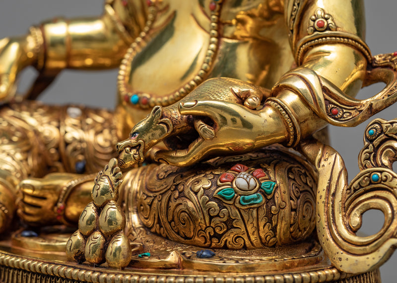 Dzambhala Statue | Wealth Deity | Tibetan Buddhist Sculpture