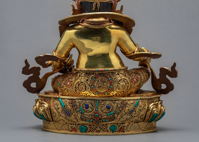 Dzambhala Statue | Wealth Deity | Tibetan Buddhist Sculpture