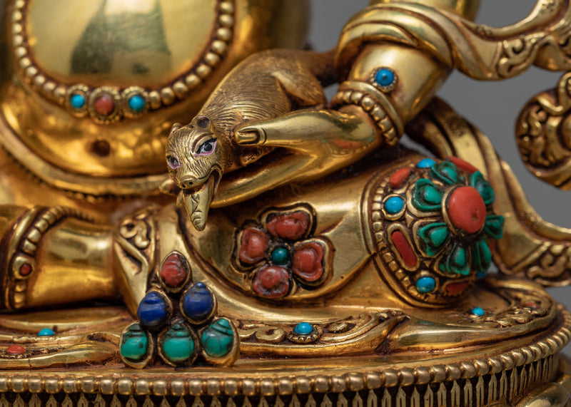 Seated Dzambhala Statue | Deity Of Wealth And Prosperity | Kubera