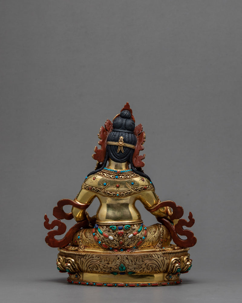 Seated Dzambhala Statue | Deity Of Wealth And Prosperity | Kubera