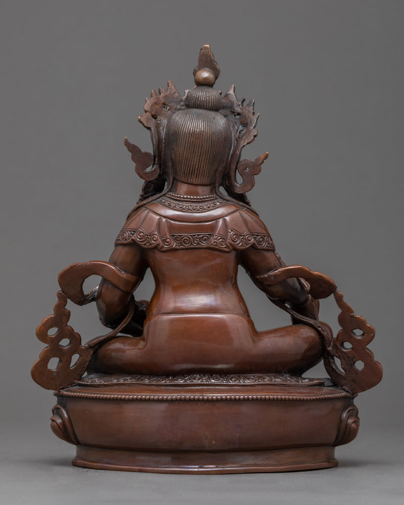 Dzambhala Wrathful Deity Statue | Traditional Tibetan Art