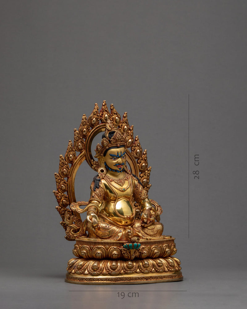 Yellow Jambhala Statue | The Wealth Deity