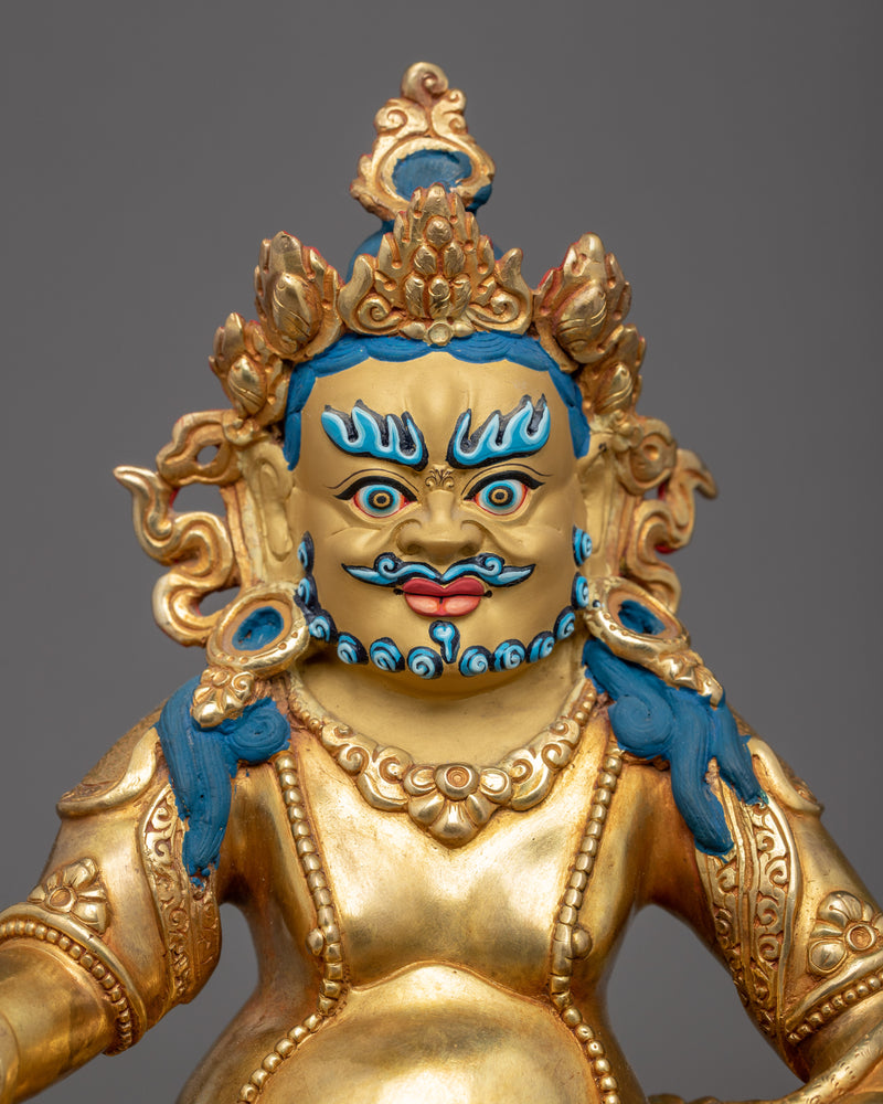 Wealth Deity Dzambhala Sculpture | Traditional Himalayan Art