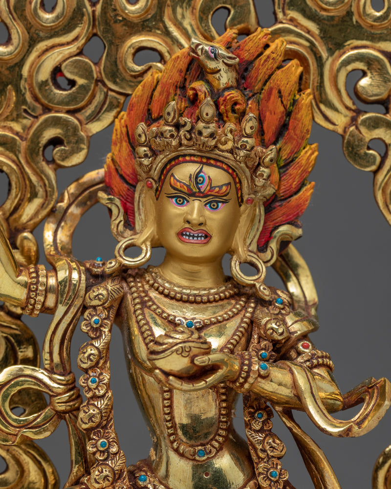 Dakini Dorje Phagmo Statue | The Female Buddha Vajravarahi Art