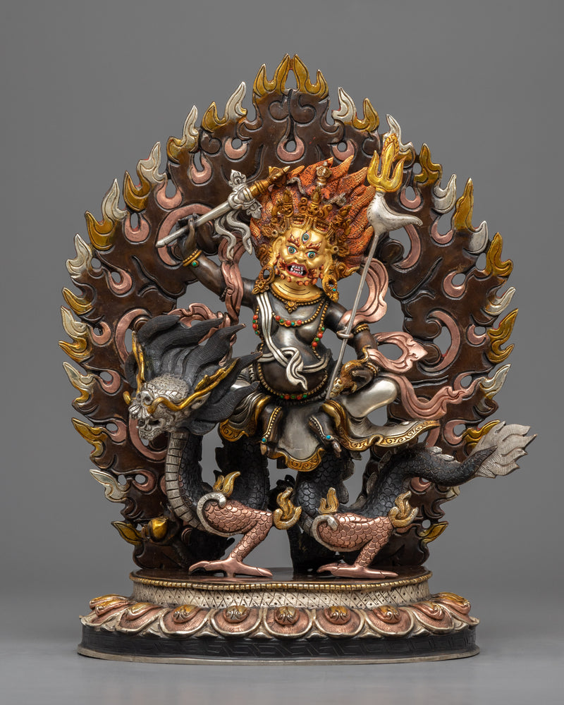 Statue Set For 5 Dzambhala Mantra Practice | Himalayan Traditional Art