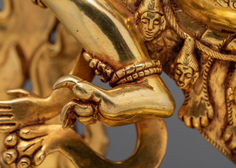 Garuda | Handmade Tibetan Style | Gold Coated Statue