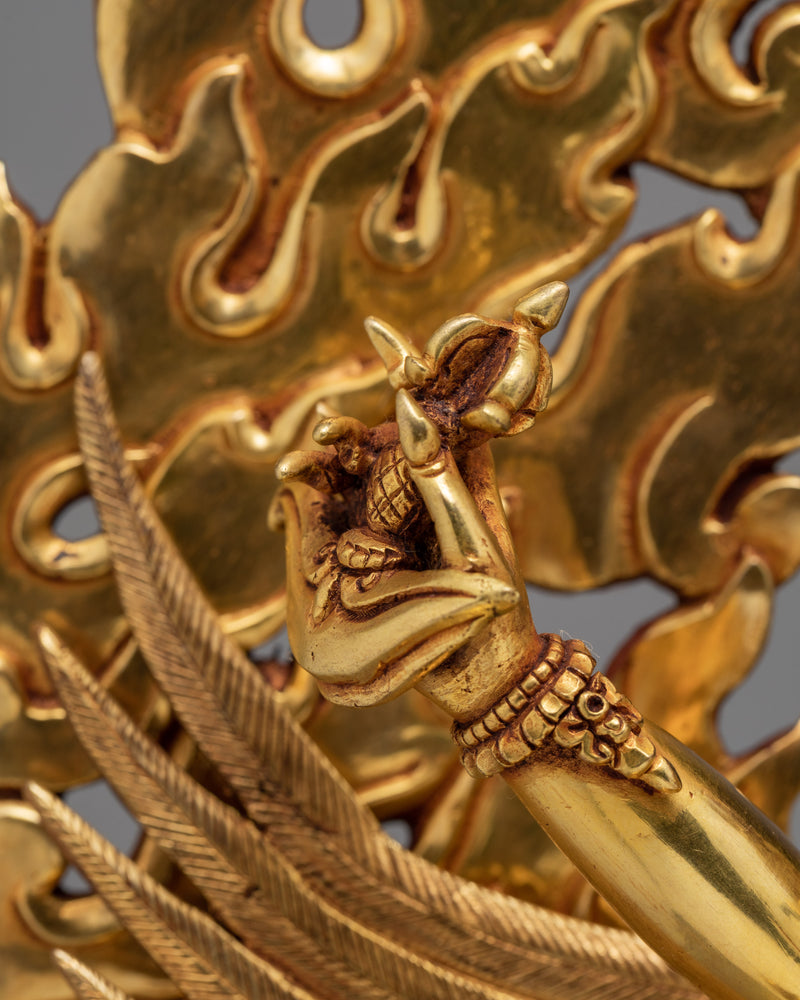 Garuda | Handmade Tibetan Style | Gold Coated Statue