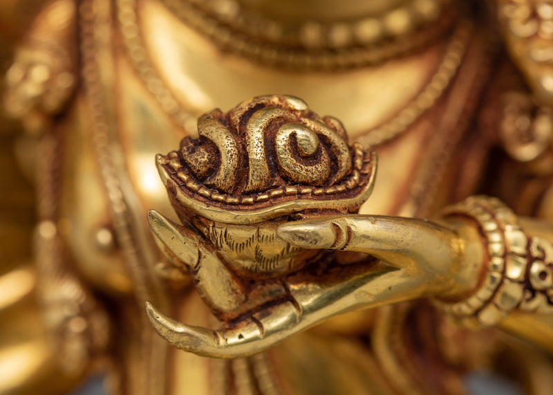 Garuda | Handmade Tibetan Style | Gold Coated Statue