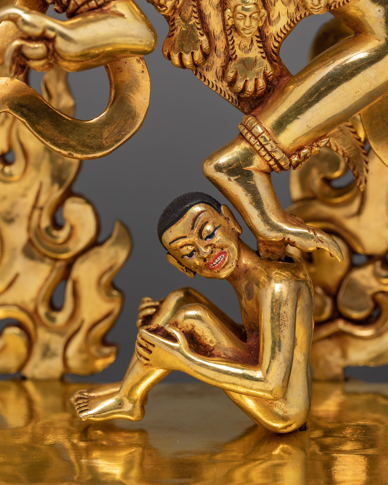 Garuda | Handmade Tibetan Style | Gold Coated Statue