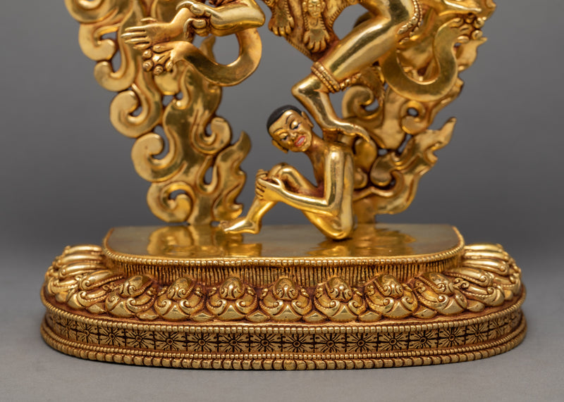 Garuda | Handmade Tibetan Style | Gold Coated Statue