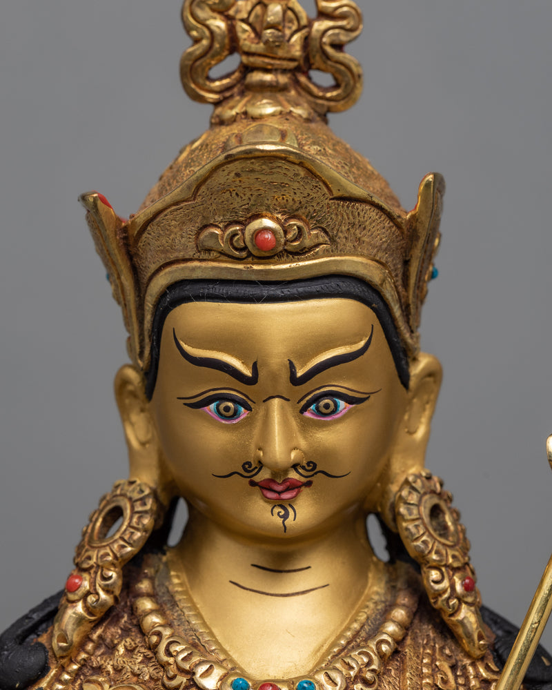 Guru Rinpoche Statue | Traditionally Made Tibetan Rinpoche Statue