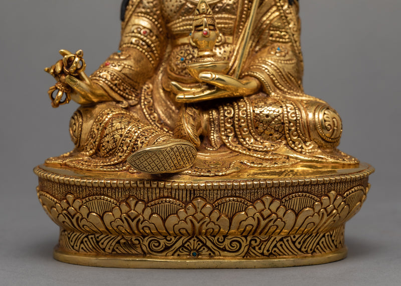 Guru Rinpoche Statue | Traditionally Made Tibetan Rinpoche Statue