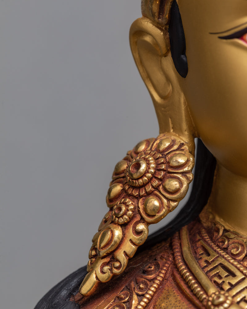 Traditional Guru Rinpoche Statue | Padmasambhava | Tibetan Sculpture Art