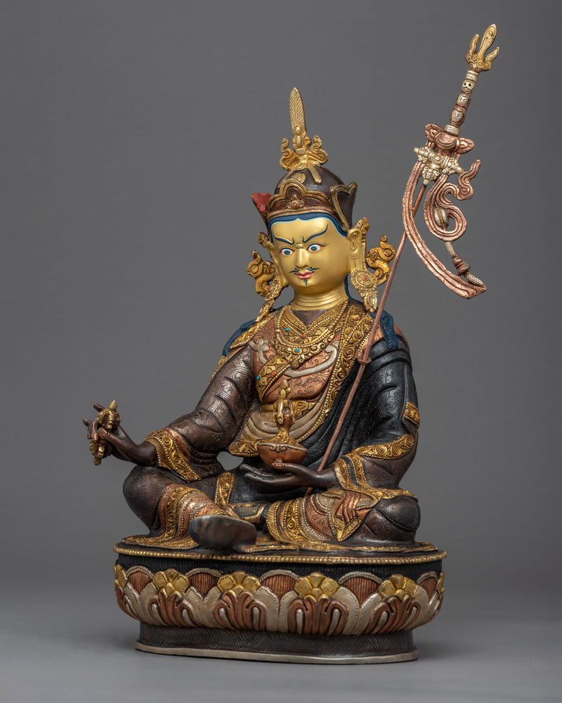 Guru Padmasambhava Sculpture Art | Tibetan Guru Padmasambhava