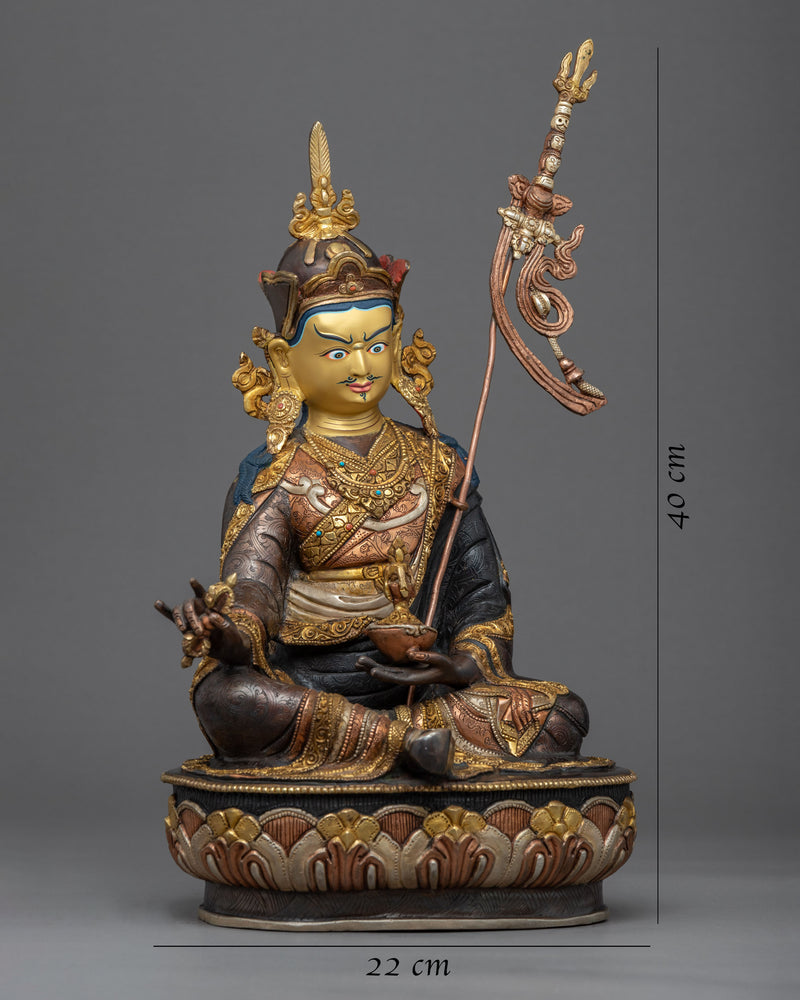 Guru Padmasambhava Sculpture Art | Tibetan Guru Padmasambhava