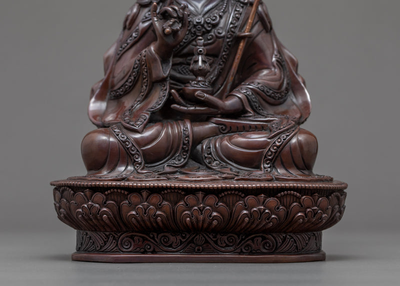 Guru Padmasambhava | Traditional Handmade Copper Sculpture