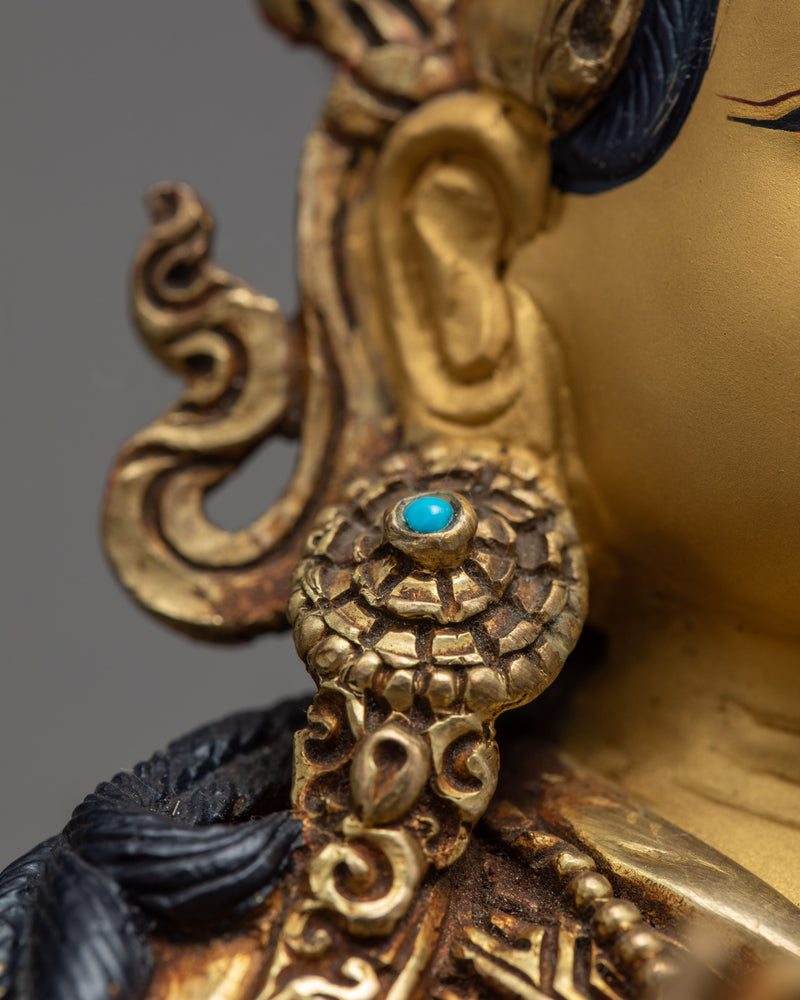 Indoor Guru Rinpoche Sculpture | Traditional Buddhist Statue