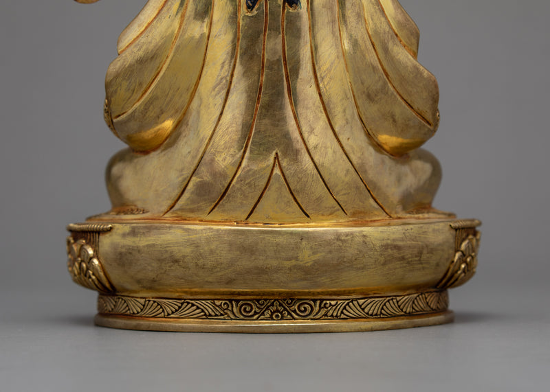 Indoor Guru Rinpoche Sculpture | Traditional Buddhist Statue