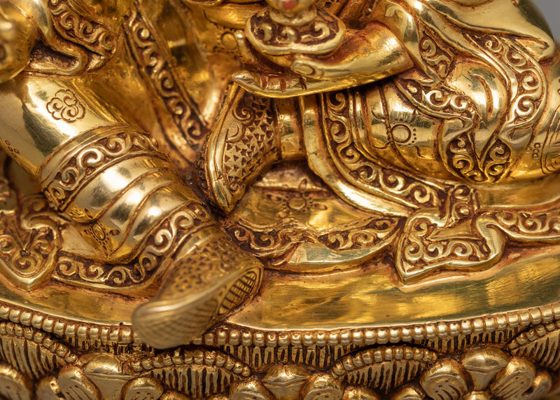 Padmasambhava Statue | 24k Gold Glided | Himalayan Art