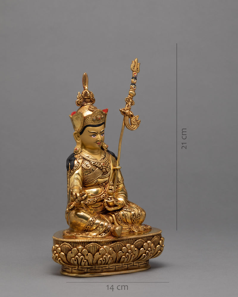 Padmasambhava Statue | 24k Gold Glided | Himalayan Art