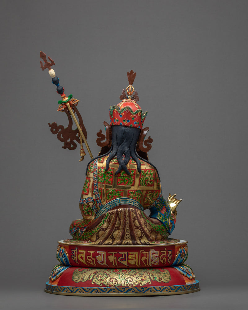 Guru Rinpoche | The Second Buddha Padmasambhava in 24K Gold Statue