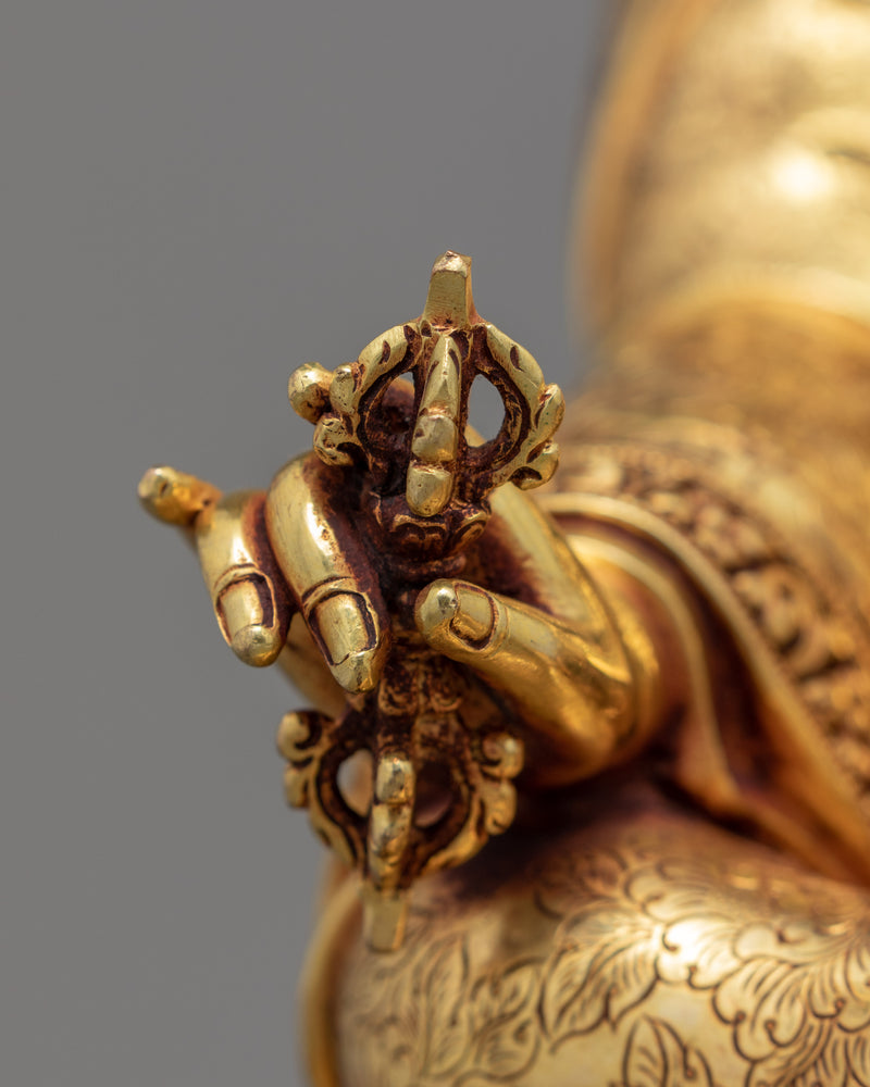 Guru Rinpoche Sculpture | Traditional Himalayan Art of Nepal