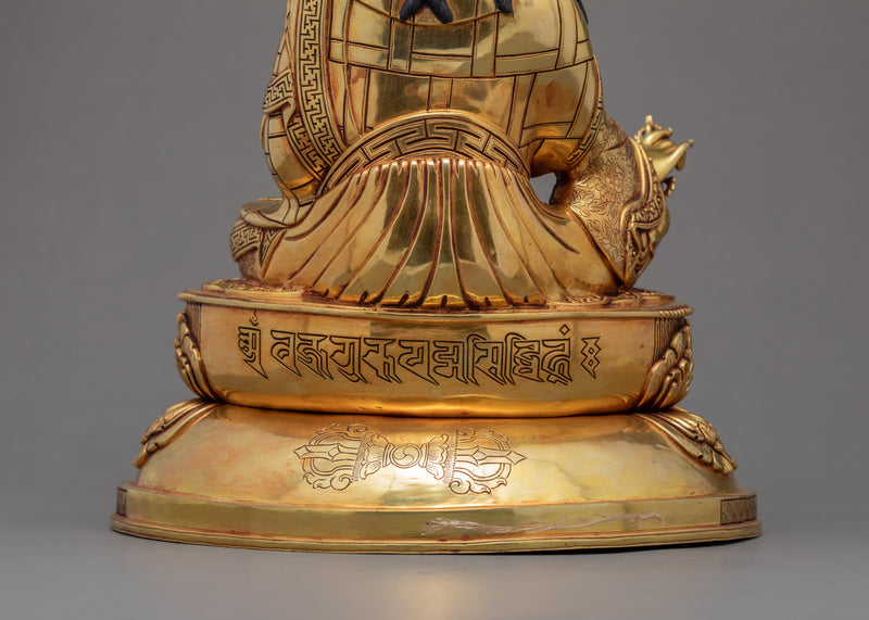 Guru Rinpoche Sculpture | Traditional Himalayan Art of Nepal