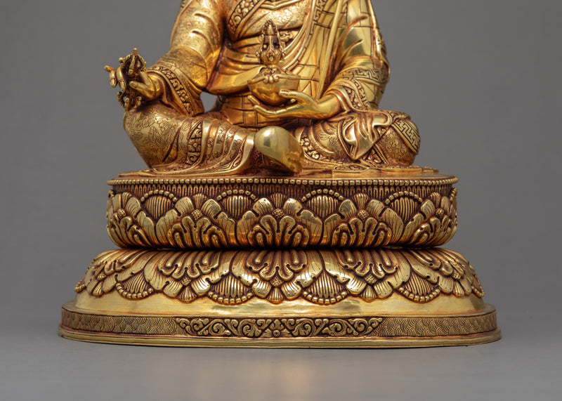 Guru Rinpoche Sculpture | Traditional Himalayan Art of Nepal