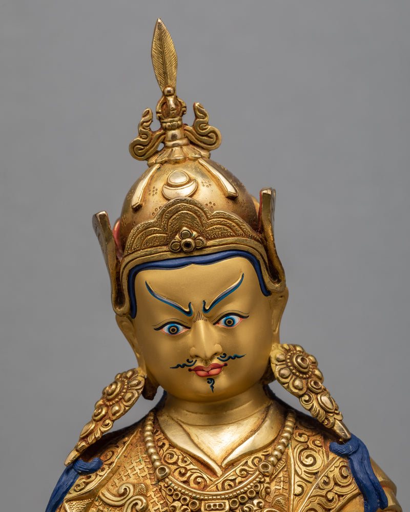 Guru Rinpoche (Padmasambhava) Statue | Traditional Handcrafted Tibetan Statue