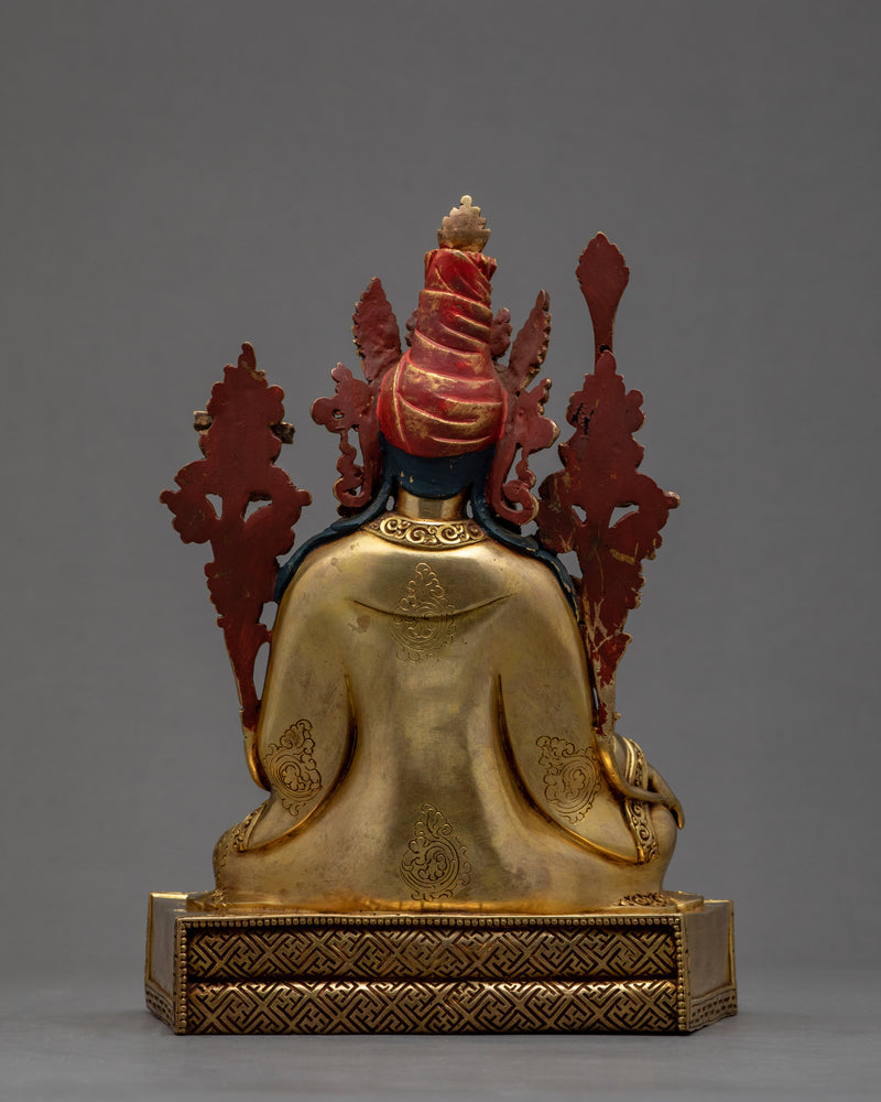 Guru Rinpoche With Trisong Detsen And Santaraksita | Buddhist Statue