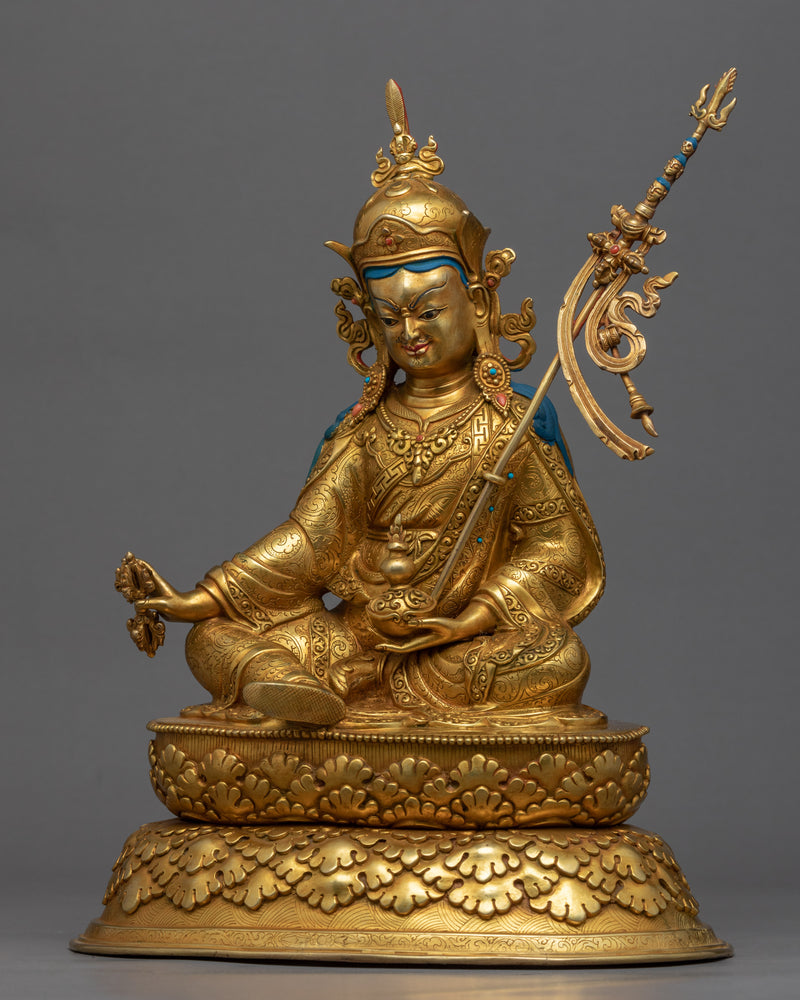 Bodhisattva Padmasambhava Sculpture | Buddhist Guru Rinpoche Art