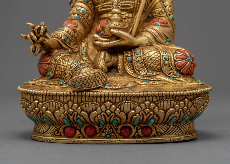 Tibetan Tso Pema Sculpture | Buddha Padmasambhava Statue