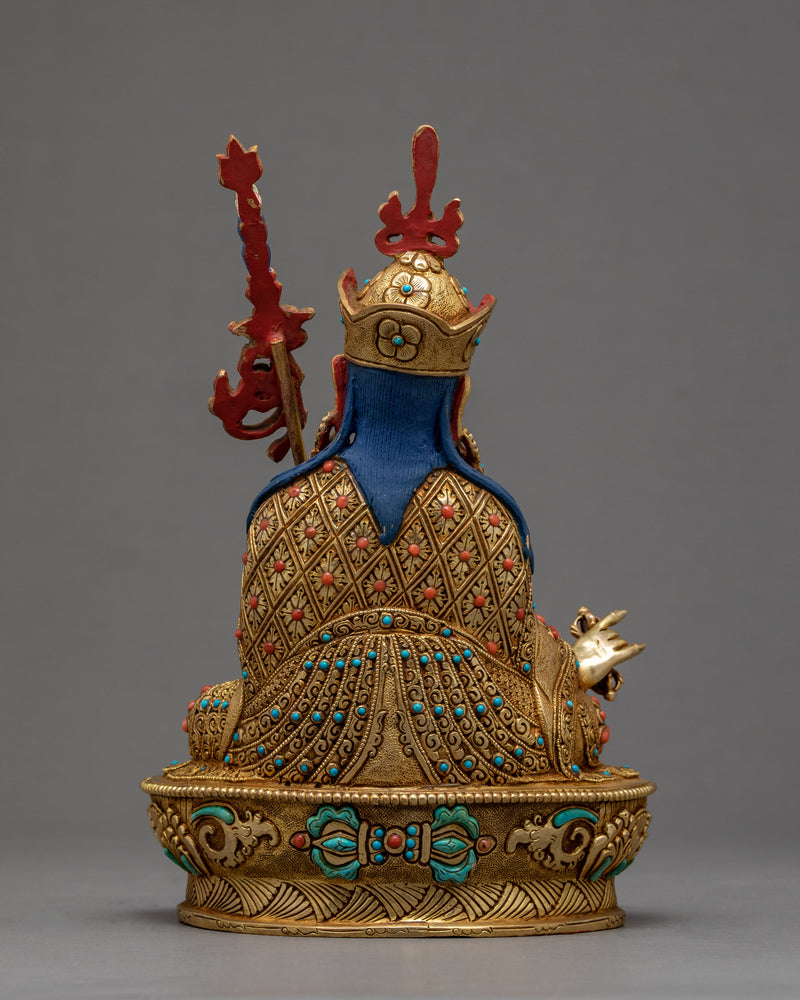 Tibetan Tso Pema Sculpture | Buddha Padmasambhava Statue