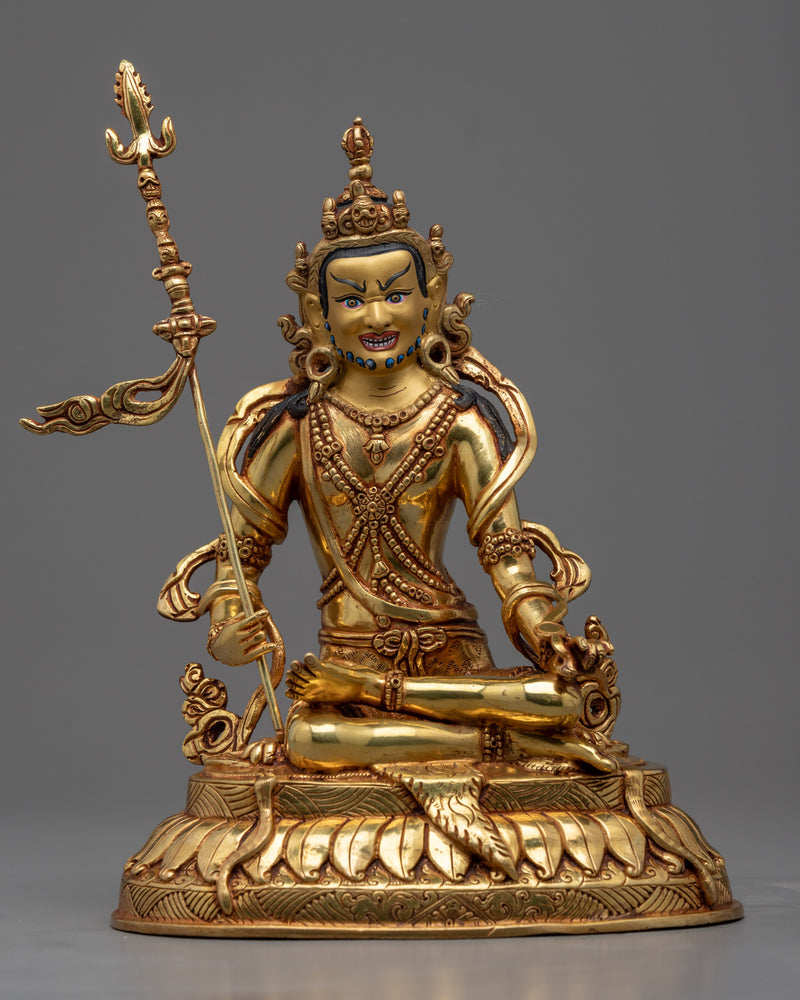 Guru Sangey 8 Manifestation Guru Set Statue | Gold-Plated Himalayan Art